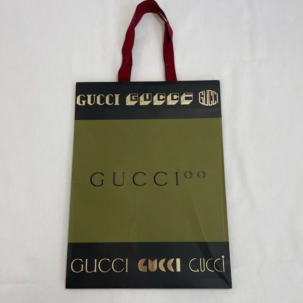 GUCCI 100 year Anniversary Gift Bag from Gucci Las Vegas - Picture 1 of 8
